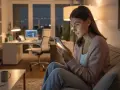 Elle lit un message sur son téléphone, le cœur battant. Quand un homme te dit "tu es à moi", le monde s'arrête.