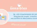 Illustration de deux bulles de dialogue symbolisant une dispute de couple. L'une contient une explosion, l'autre un visage frustré.