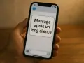 Un message après un long silence. J'attends une réponse, mais il ne répond pas à mon message.
