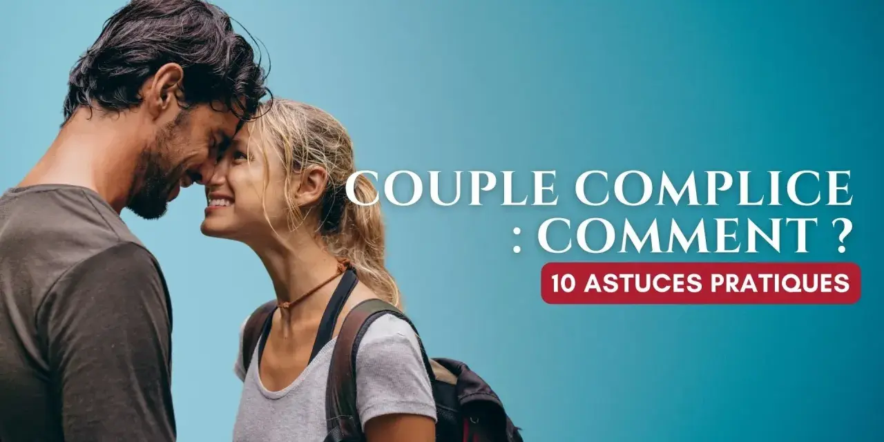 Un couple complice, nez à nez, souriant. Découvrez 10 astuces pour comment augmenter l'amour dans un couple et renforcer votre complicité.