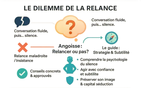 Le dilemme de la relance : que recherches-tu ? Entre angoisse et conseils, une boussole guide vers la subtilité.