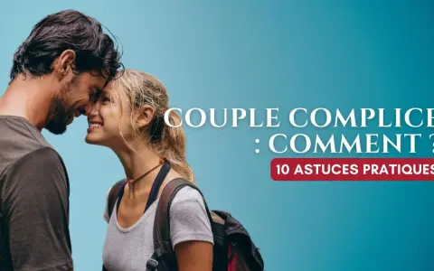 Un couple complice, nez à nez, souriant. Découvrez 10 astuces pour comment augmenter l'amour dans un couple et renforcer votre complicité.