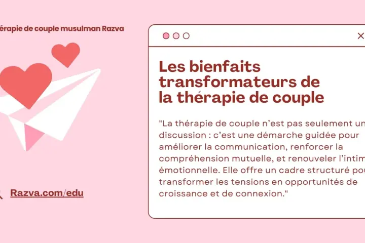 Thérapie de couple musulman Razva : un avion en papier avec des cœurs s'envole vers un avenir meilleur. Découvrez les bienfaits transformateurs de la thérapie de couple.