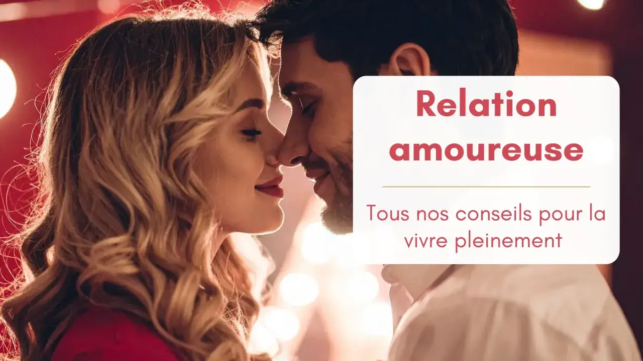 Un couple partage un moment tendre, symbolisant un amour sain. Le texte